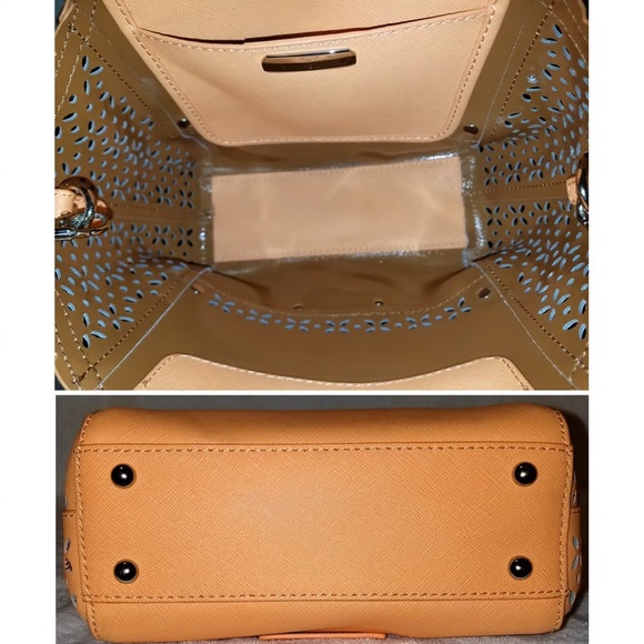 NWT B. MAKOWSKY MINI TESSA SAFFIANO LEATHER BAG - Picture 11 of 11